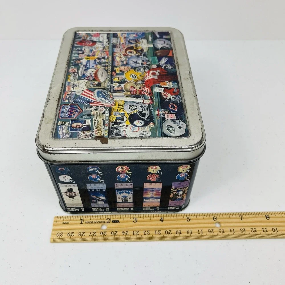Team NFL Limited Edition Super Bowl XXV Commemorative Tin 1990